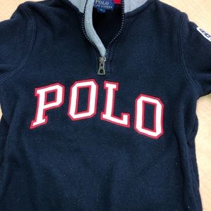 Polo fleece half zip